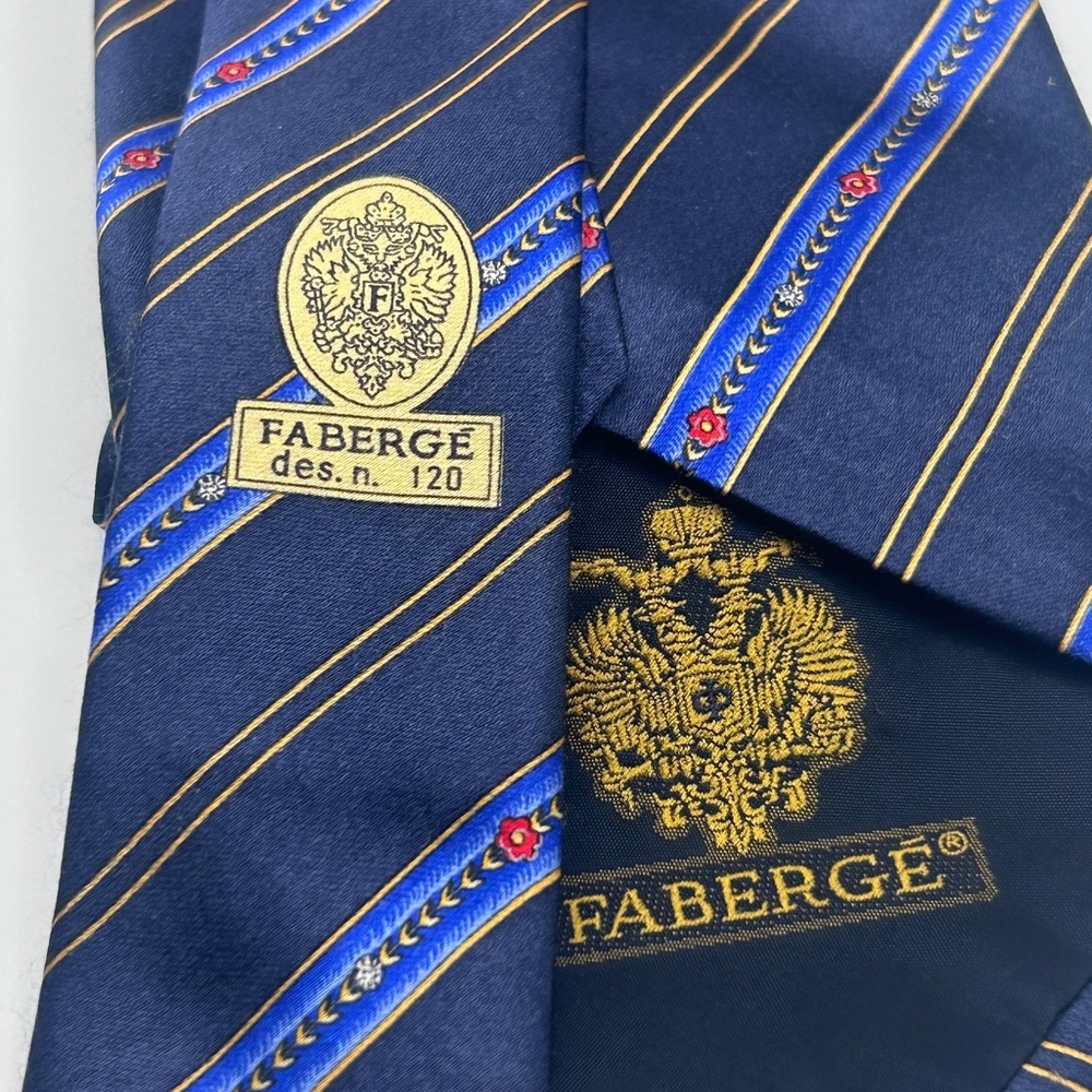 Elegant Real Faberge Tie  100% Silk